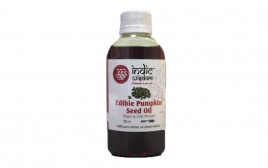 Indic Wisdom Edible Pumpkin Seed Oil   Plastic Bottle  100 millilitre